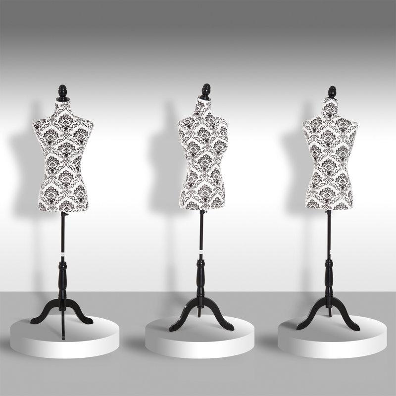 Mannequin Torso Display Stand Adjustable Dress Form & Reviews